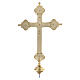 Croix de procession laiton doré fusion avec 4 évangelistes s12