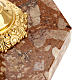 Base portacroce ottone con marmo s3