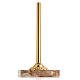 Base portacroce ottone con marmo s4