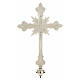 Cross with body of Christ in gold-plated brass s3