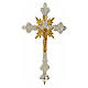 Cross with body of Christ in gold-plated brass s2