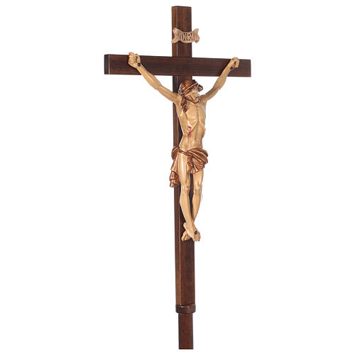 Processional cross in walnut wood 5