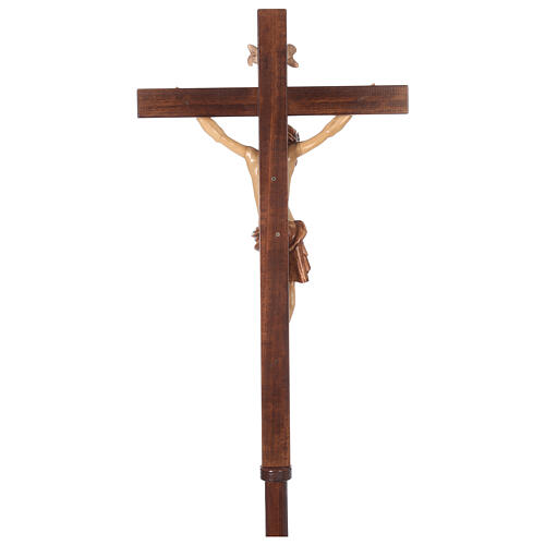 Processional cross in walnut wood 6