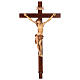 Processional cross in walnut wood s1