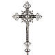 Processional cross in brass 70x42 cm s1