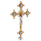 Processional cross in brass 54x35 cm s4
