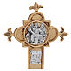 Processional cross in brass 54x35 cm s9