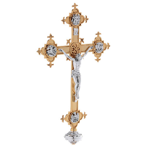 Processional cross in brass 54x35 cm 4