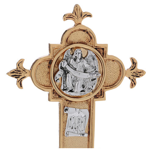 Processional cross in brass 54x35 cm 9