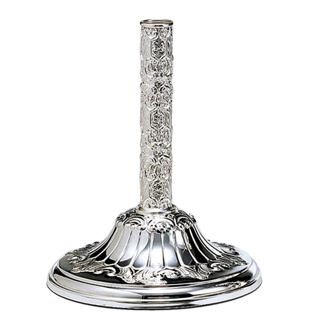 Molina processional cross holder in silver brass online sales on