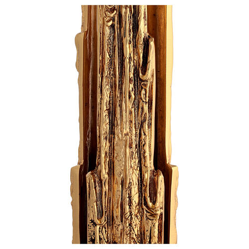 Base per croce ottone fuso argento oro 50 cm 4
