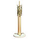 Base for Processional cross in cast brass plated in 24K gold s1