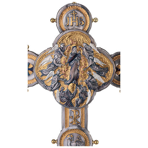 Croix de procession Dôme de Milan 50x40 cm 7