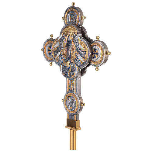 Cruz de procissão Catedral de Milão 50x40 cm 5