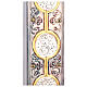Croce astile legno rame evangelisti bizantina 60x45 s11