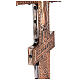 Orthodox processional cross, Our Lady and Crucifixion, copper, 18x10 in s14