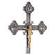 Processional Cross with Christ and Four Evangelists, Silver-Finished Metal Base, 240 cm s6