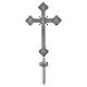 Processional Cross with Christ and Four Evangelists, Silver-Finished Metal Base, 240 cm s11
