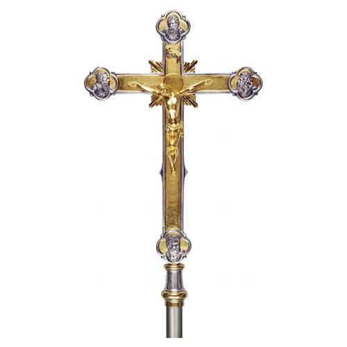Croce 150 cm astile bicolore Quattro Evangelisti 1