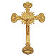 Wall cross with gold finish and Holy Spirit, 45x30 cm s1