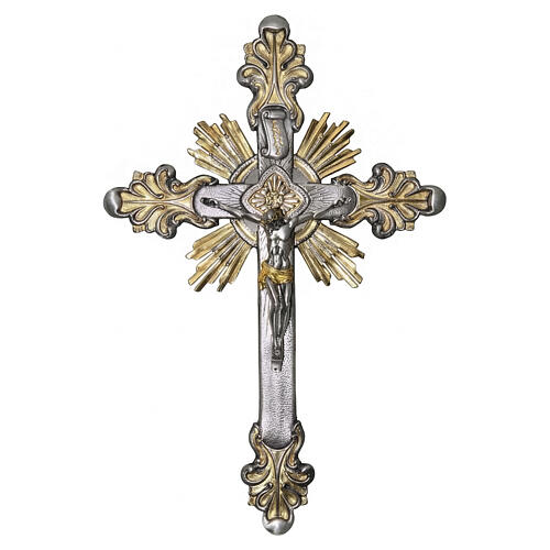 Cruz de parede bicolor barroca 45x30 cm Espírito Santo 1