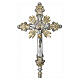 Bi-colored Baroque processional cross, 150 cm s1