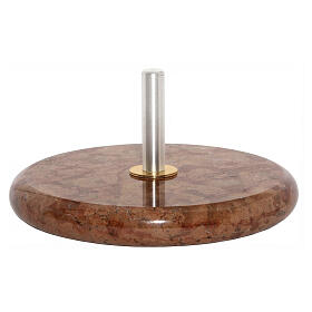 Base para cruz processional mármore de Verona diâmetro 30 cm