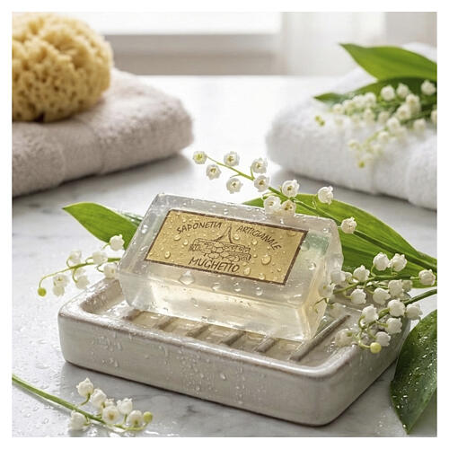 Wood lily soap bar 100ml Trappist Valserena 2