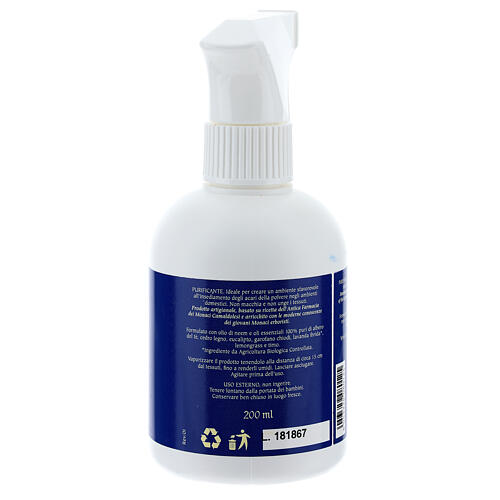 Spray anti-acariens 200 ml Camaldoli pour intérieurs et tapisseries 2