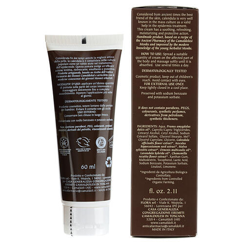 Pomada de Calêndula Biológica BDIH 60 ml Camaldoli 4