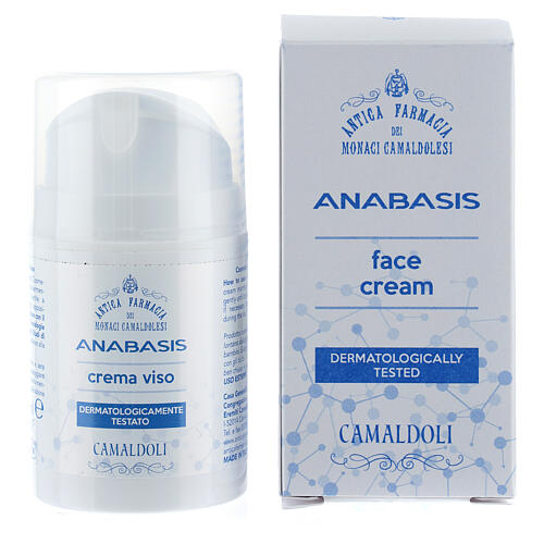 Crema facial pieles sensibles 50 ml Camaldoli línea Anabasis 3