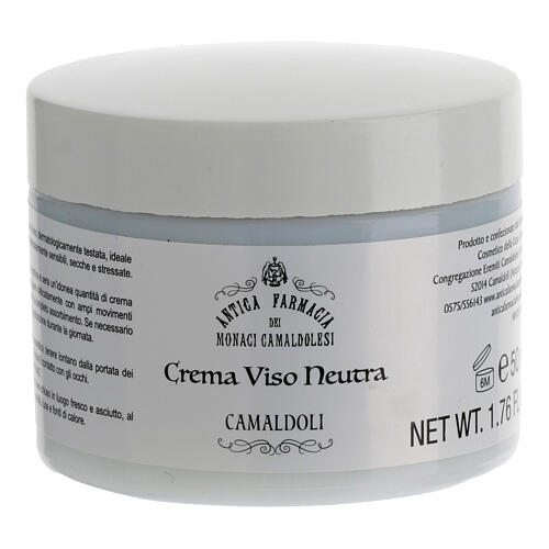 Crema facial pieles sensibles 50 ml Camaldoli línea Anabasis 2