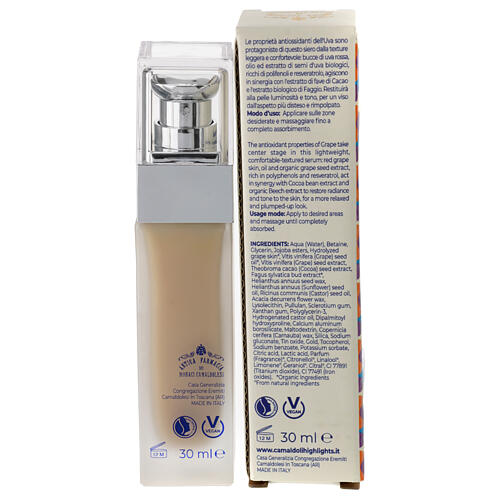 Facial lifting serum "UltraSiero", Camaldoli Highlights 4