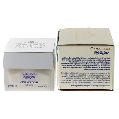 Nourishing night cream, Camaldoli Highlights line 3