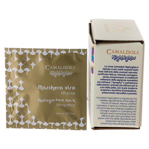 Lifting face mask, Camaldoli Highlights line, 15 sachets 2