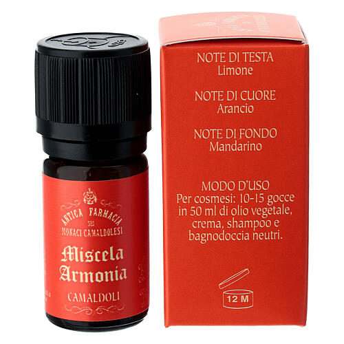 Miscela Oli Essenziali Armonia 5 ml Camaldoli 4
