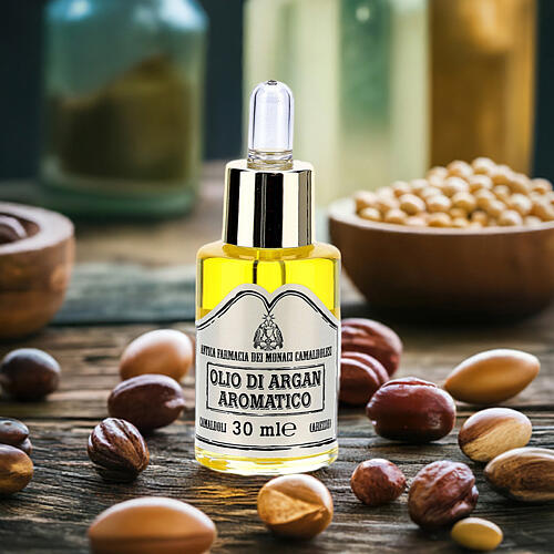 Aromatic Argan oil, skin oil, Camaldoli 2
