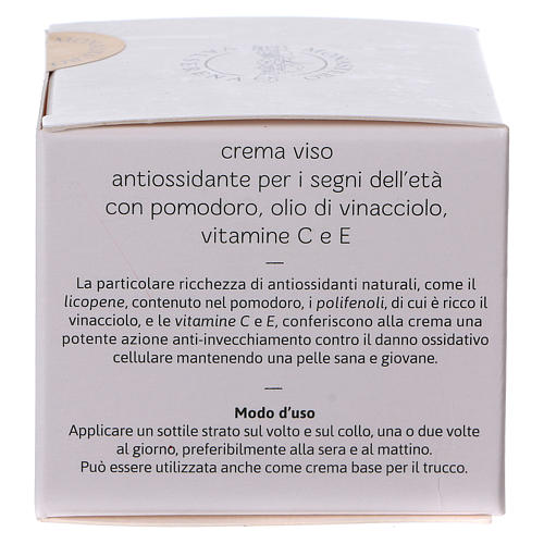 Antioxidant face cream 50ml Trappist Valserena 2