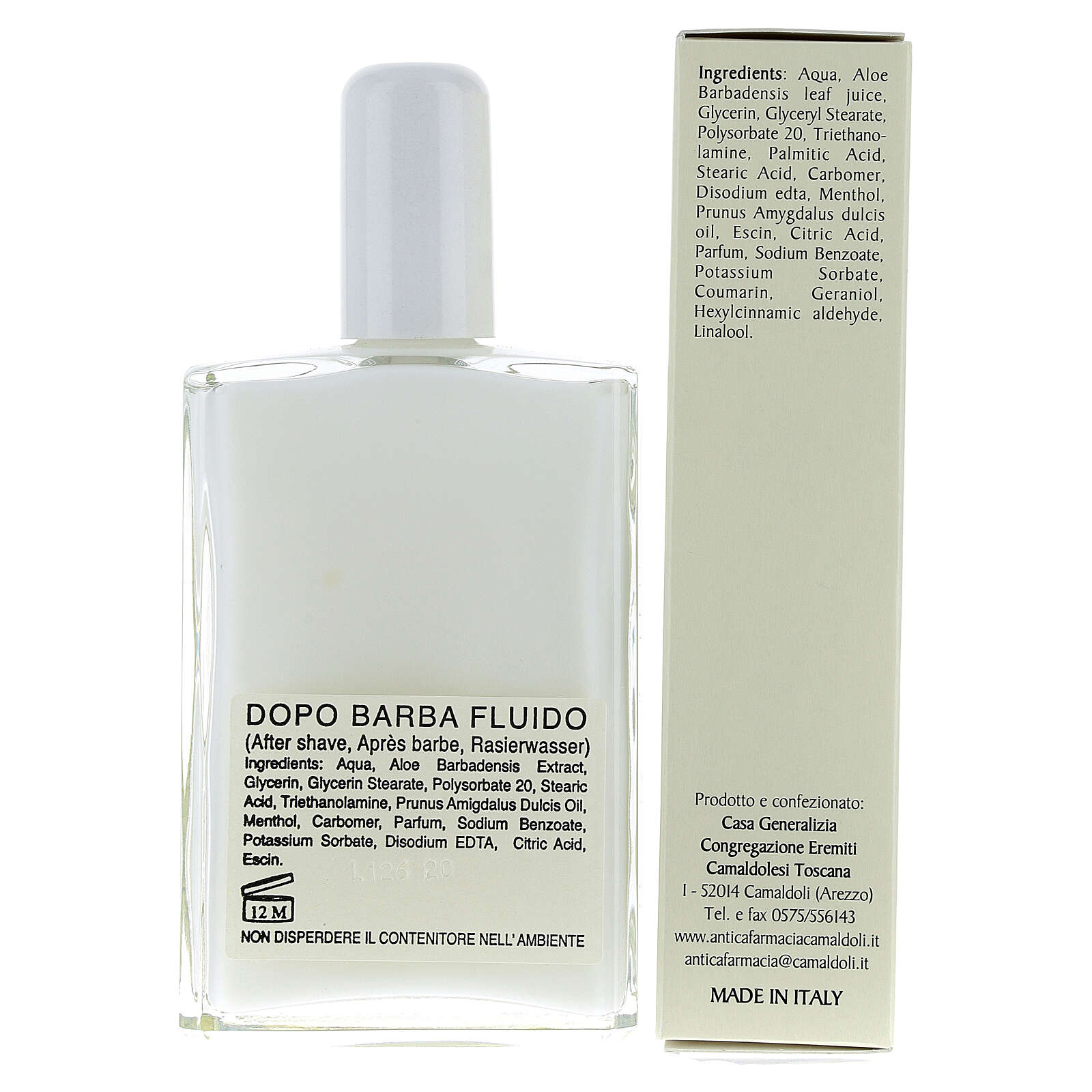 après rasage sans alcool