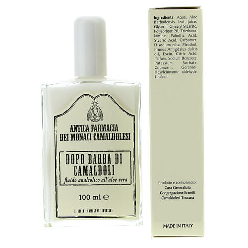 Antica Farmacia Dei Monaci Camaldolesi.Camaldoli Aftershave Non Alcoholic Fluid With Aloe Vera 100ml Online Sales On Holyart Com