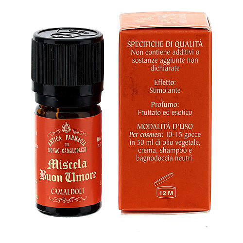 Mieszanka Olejków Eterycznych Dobry Nastroj, 5 ml,  Camaldoli 4
