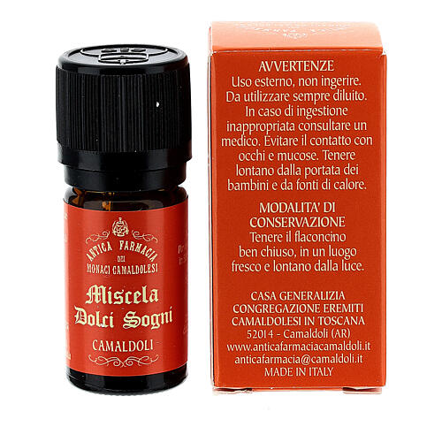 Mieszanka Olejków Eterycznych Słodkie Sny, 5 ml, Camaldoli 4