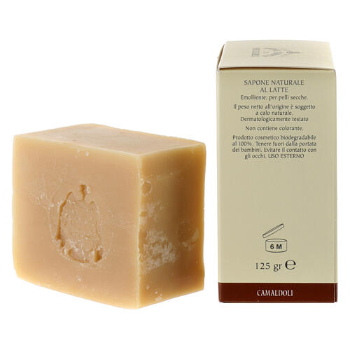 Natural Milk Soap - Emollient 125 gr Camaldoli 3