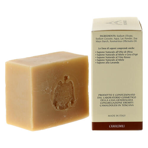 Natural Milk Soap - Emollient 125 gr Camaldoli 4