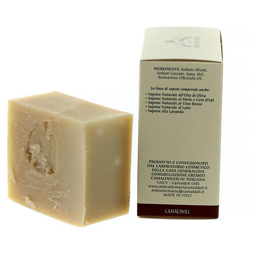 Natural Honey Soap - Nourishing 125 gr Camaldoli 4