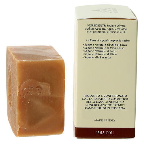 Sapone Naturale al Miele e Cera d'Api 125 gr Camaldoli 5