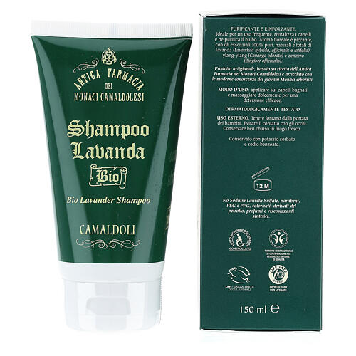 Shampoo Lavanda Bio BDIH 150 ml Camaldoli 3