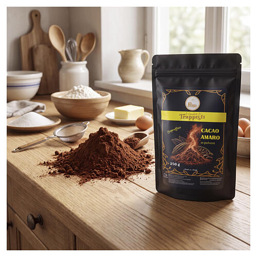 Extra bitter cocoa powder 250gr- Frattocchie Trappist monastery 2