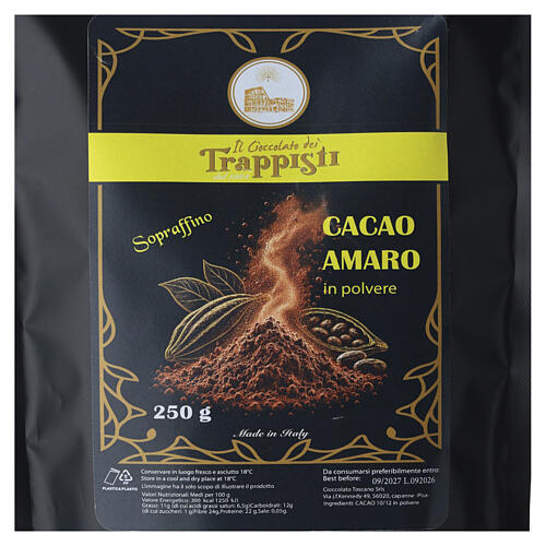 Extra bitter cocoa powder 250gr- Frattocchie Trappist monastery 3