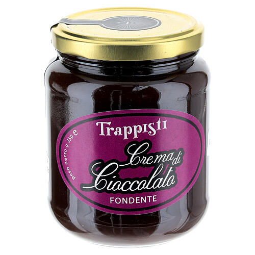 Crème de chocolat noire extra 350 gr Trappisti Frattocchie 1